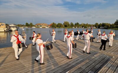 Drumband De Marko’s treedt op in Earnewâld
