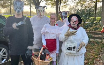 220 dappere deelnemers lopen de spooktocht
